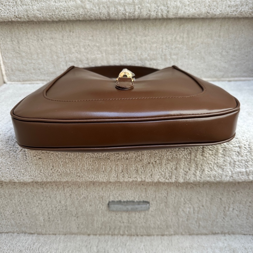 Gucci Brown Leather Jackie 1961 BRAND NEW!! - Picture 5 of 8